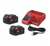 Milwaukee M18 18V Li-Ion Starter Kit with 2-Pack 5.0Ah Batteries for $145