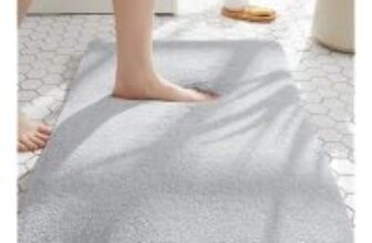 Minidear 24″x17″ Thick Memory Foam Bath Mat $5.99