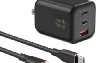 Minthouz 3-Port 67W GaN Charger with Type-C & USB-A for $11.99