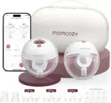 Momcozy M5 Smart Hands-Free Wireless Wearable Breast Pump 2-Pack for $149.99