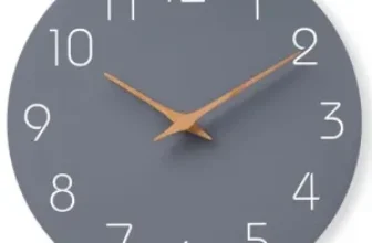 Mosewa 8″ Silent Non-Ticking Analog Wall Clock for $4.99