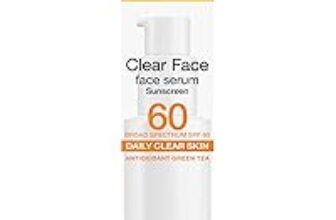 Neutrogena Clear Face Serum Sunscreen SPF 60+ with Green Tea, 1.7oz – $7.44