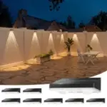 8-Pack NIORSUN Solar Fence Lights (Warm White) for $15 with Coupon
