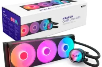 NZXT Kraken Core 360 RGB AIO Liquid CPU Cooler for $85