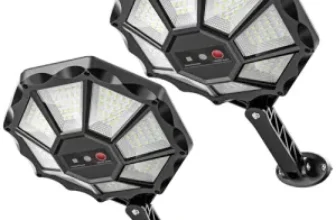 2-Pack OKPRO Solar Motion Sensor Street Lights for $20