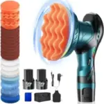 Orgpek 6″ Cordless Car Buffer Polisher Kit for $25