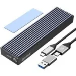 Orico M2PVM M.2 NVMe SATA SSD Enclosure for $12.31 with Free Shipping