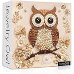 Owl Jigsaw Puzzle – 1000 Pieces, Jewel Bird Flower Art – $5.35 on Amazon