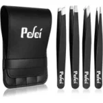Pefei 4-Piece Professional Stainless Steel Tweezers Set for $3.99
