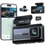 Pelsee P3 4K + 1080p Front and Rear Dash Cam for $40