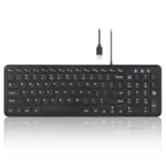 Perixx Wired Silent USB-C Scissor Keyboard with Number Pad for $18