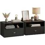 Prepac Floating Shelf Side Table with Drawer for $87.99