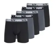 PUMA Men’s 5-Pack Performance Boxer Briefs Now $17, Save 73% $17.00