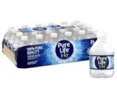 24-Pack Pure Life Purified Bottled Water (8 oz) for $3.58