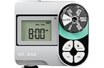 QUOBAS Programmable Hose Timer with Brass Inlet & Outlet for $10.99