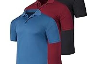 Real Essentials Men’s Short Sleeve Golf Polo Shirt for $22.79