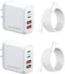 Rekna 40W 4-Port USB-C Wall Charger 2-Pack for $7.99