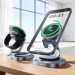 Rewonder 3-in-1 Aluminum Qi2.2 25W Magnetic Wireless Charging Stand for $25.89