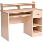 Rockpoint Axess Computer Writing Desk with Keyboard Tray for $59.99