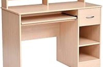 Rockpoint Axess Computer Writing Desk with Keyboard Tray for $59.99