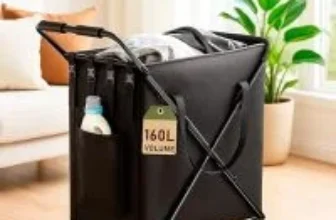 Roomora Life Laundry Basket with Wheels for $17.49