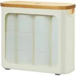 Rosos Toilet Paper Storage with Bamboo Lid for $11.99