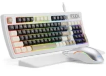 SABLUTE Gaming Keyboard and Mouse Combo with Wrist Rest for $23