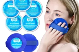 5-Pack Samply Small Gel Ice Packs with Two Covers for $4.49