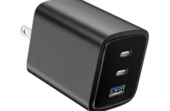 Saturndock 70W 3-Port USB-C and USB-A Wall Charger for $12