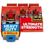 6-Pack Scotch Heavy Duty Packaging Tape for $12