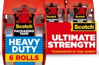6-Pack Scotch Heavy Duty Packaging Tape for $12