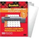 Scotch Thermal Laminating Pouches (100-Count) for $9.88