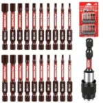 21-Piece Sedy 2.5″ Hex Head Allen Wrench Drill Bit Set for $7.48