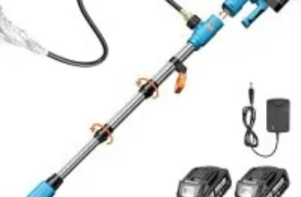 Seesii Cordless 740GPH Portable Water Transfer Pump with 2x 4Ah Batteries for $65.99