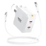 Selore 67W GaN Dual-Port USB-C Foldable Wall Charger for $9.99