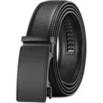 Sendefn Men’s Automatic Ratchet Slide Leather Belt for $4.99