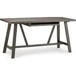 Simplihome Dylan Solid Wood Industrial Office Desk for $99.00