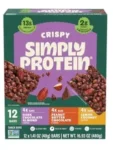 12-Count Simply Protein Crispy Vegan Protein Bars for $12