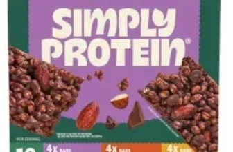 12-Count Simply Protein Crispy Vegan Protein Bars for $12