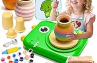 Skirfy Pottery Wheel for Kids Arts and Crafts Kit – $14.99 ($39.99 Original)