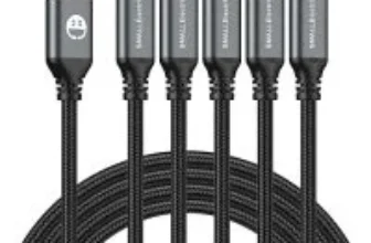 Smallelectric 6ft Braided USB-C to USB-A Cable (5-Pack) $6.99
