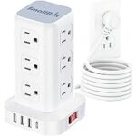SmallRT 12-Outlet Surge Protector with 4 USB Ports for $16.99