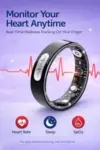 Smart Ring ECG Heart Monitor and Fitness Tracker for $48.99