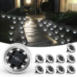 10-Pack Solpex Mini Solar Ground Lights for $9.49