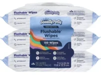 3-Pack Squatty Potty Flushable Wipes for $6.85 – 150 Total Wipes