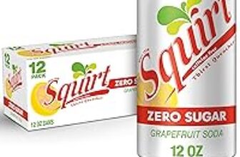 12-Pack Squirt Zero Sugar Grapefruit Soda, 12 fl oz Cans – $5.00 at Amazon