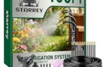Starrey 100ft Copper Nozzle Drip Irrigation System Kit for $23.99