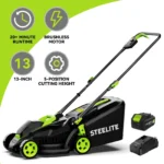 Steelite 13-Inch 21V Electric Cordless Lawn Mower for $109.99