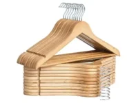 20-Pack StorageWorks Wooden Hangers for $17 with Coupon