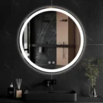 Sweetcrispy 30″ Round LED Backlit Mirror for $53